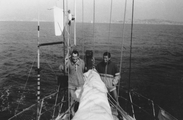 14 Great friend, Frédérique and Roland, Fred toucgh me everyhting he know about sailing until dakar.