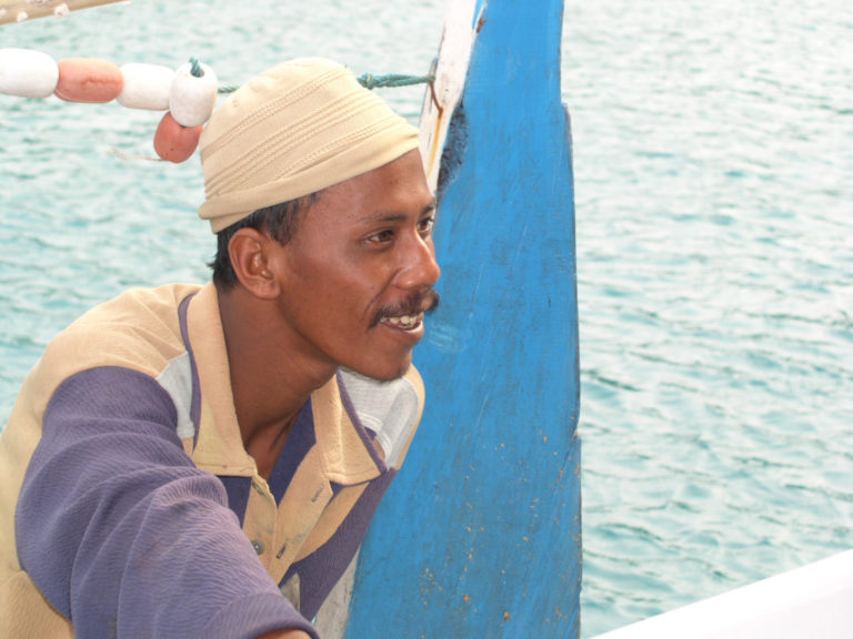 Jawa fisherman.