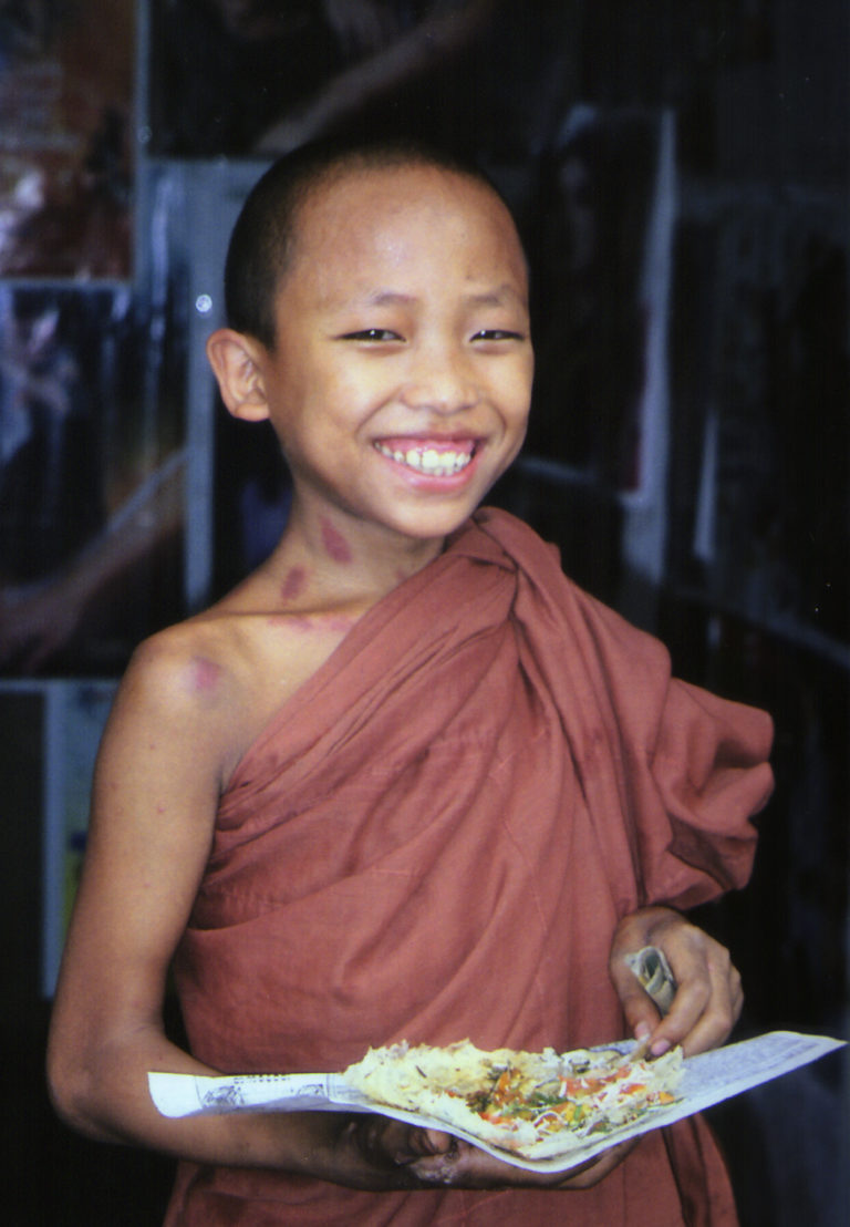 Monk in Myamar, 1996.