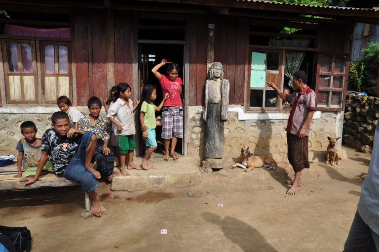 Flores. Seko village near Paga.