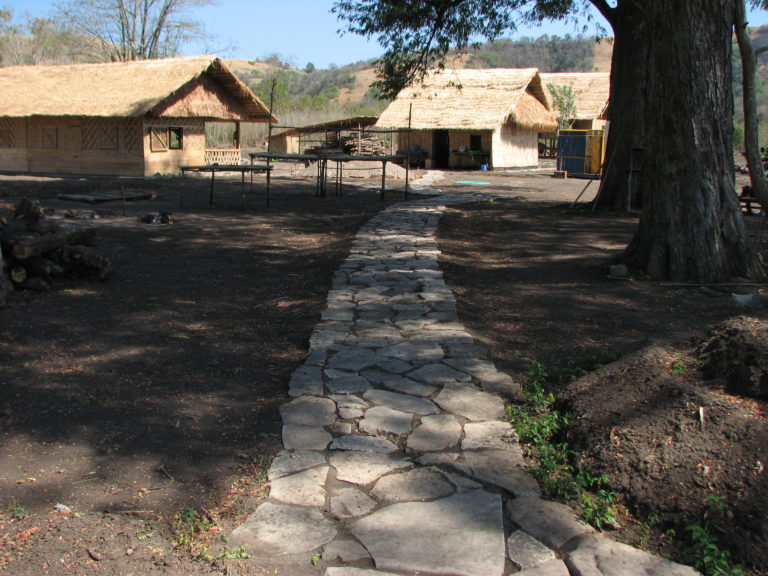 Main entrance if 4 trees.